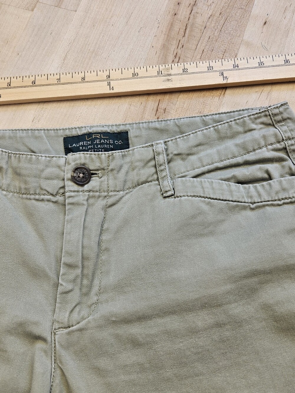Lauren Ralph Lauren Green Capri Pants Green Size SP - Picture 4 of 11